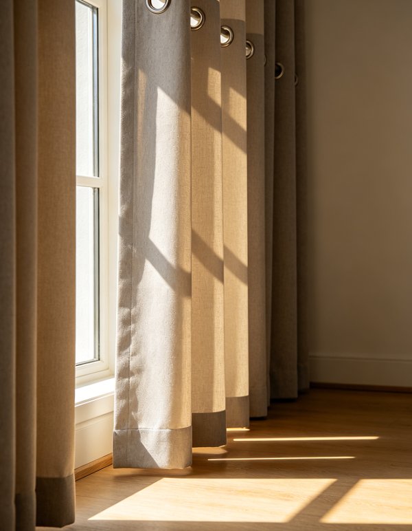 Blackout Thermal Insulated Curtain Panel with Grommet Top